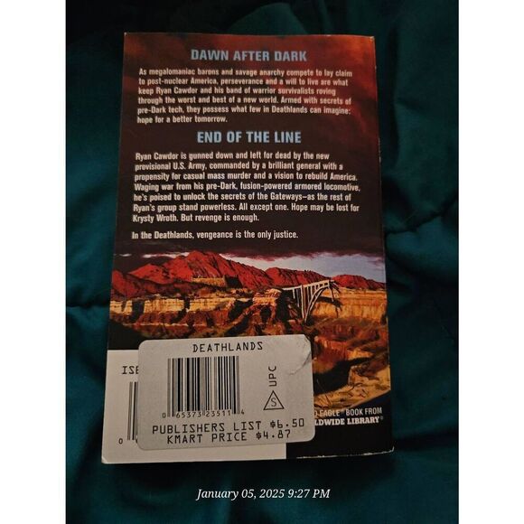 Death lands vengeance trail by James Axler gold eagle books - Picture 4 of 5